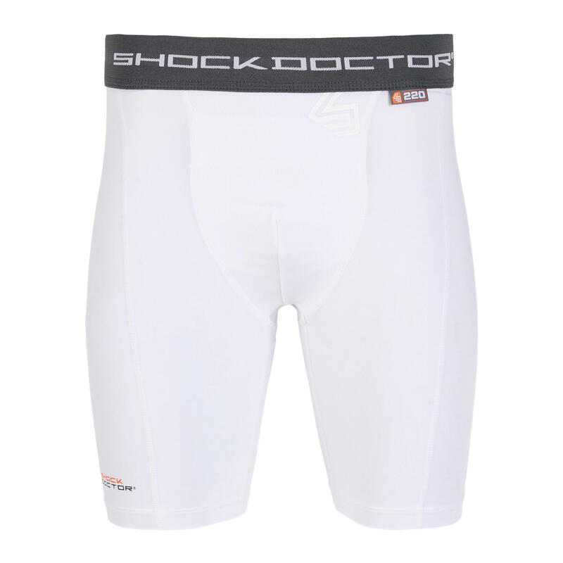 Pantaloni scurți compresivi cu protecție inghinală Shock Doctor Compression