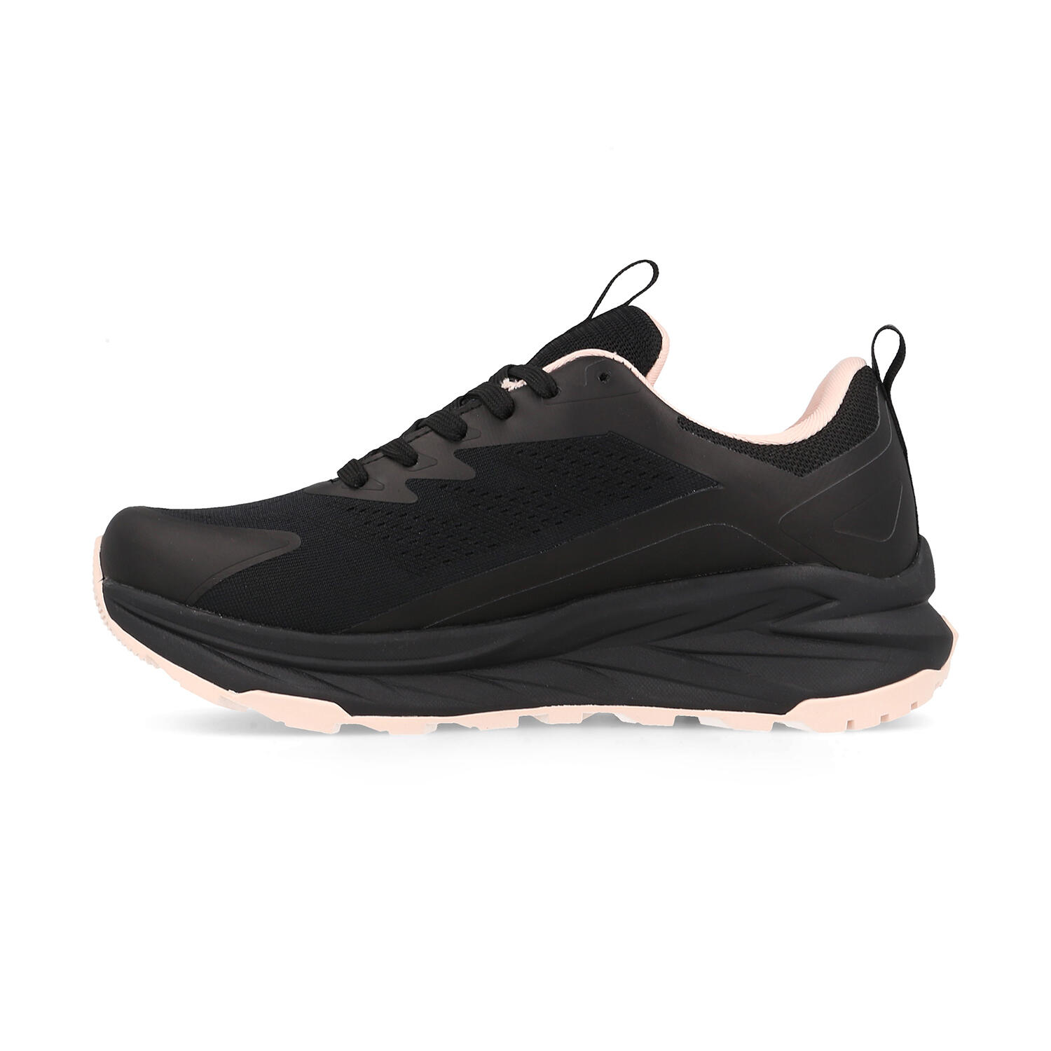 Zapatillas trekking Mujer  Moneva negro rosa 3/5