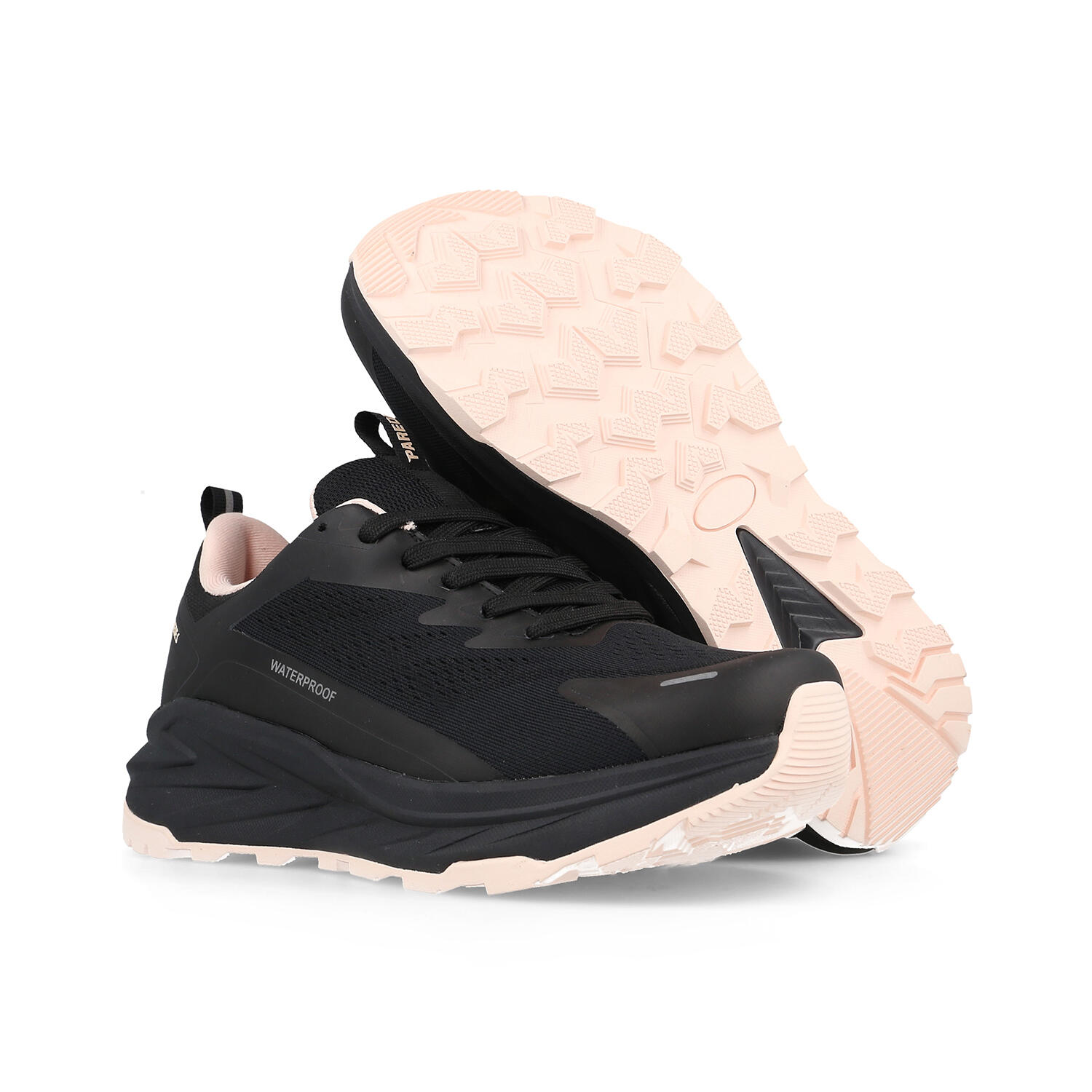 Zapatillas trekking Mujer  Moneva negro rosa 5/5