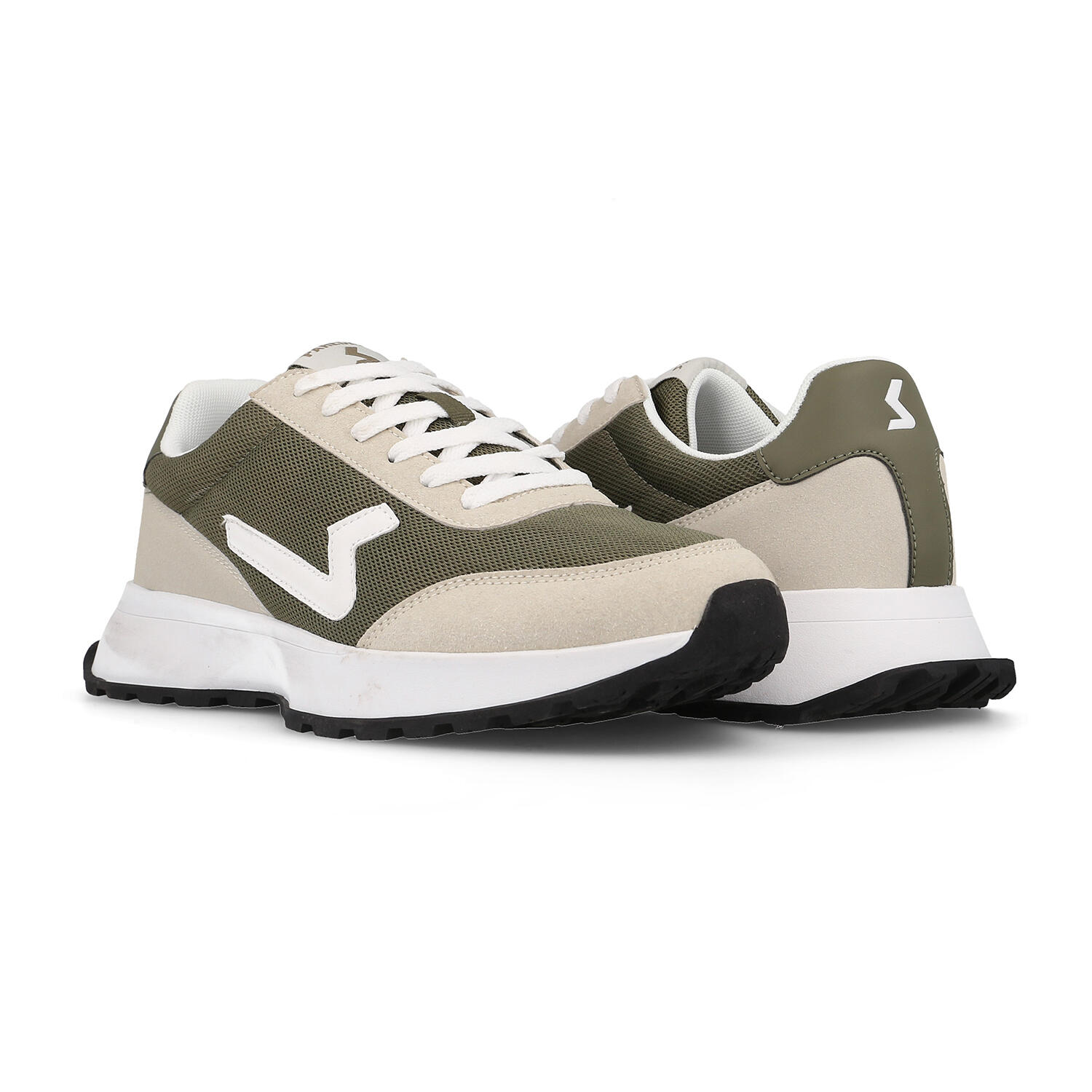 Zapatillas casual Hombre Vélez kaki 4/5