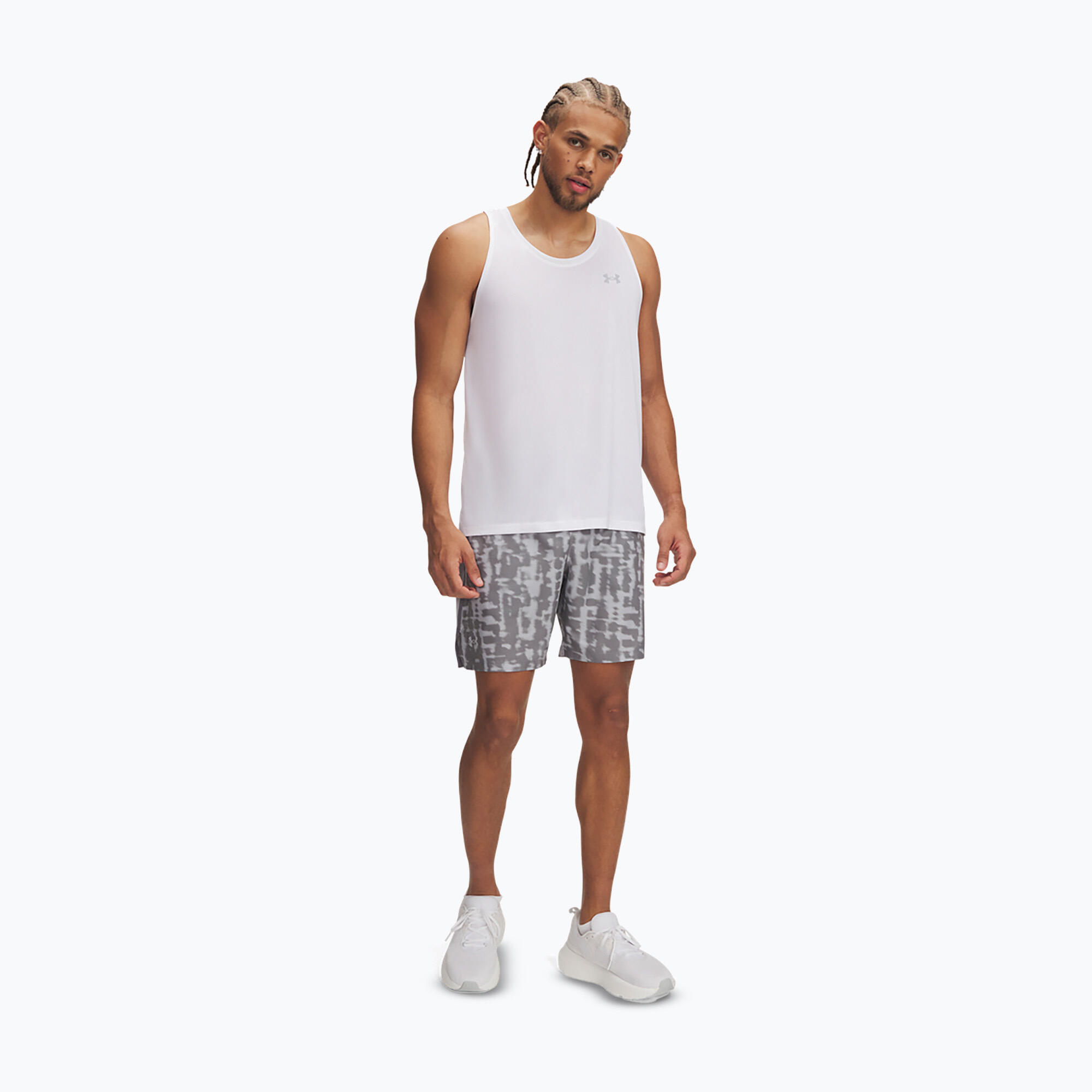 Calções de corrida masculinos Under Armour Launch 7" Print 2/5