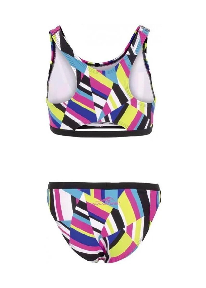 Aquafeel Stripe Confusion Racerback-Bikini für Mädchen 3/3