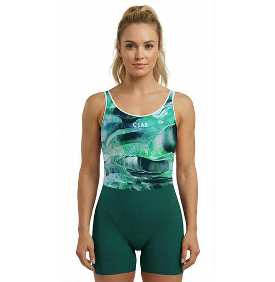 Trifonction Femme Triathlon Sprint/Olympique Marble