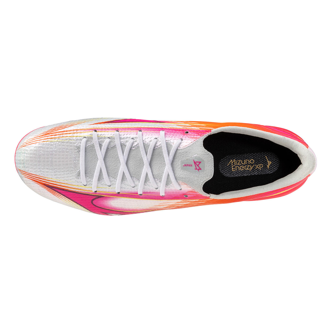 Mizuno Alpha III Elite Mix Scarpe con Tacchetti Rosa e Bianco 3/4