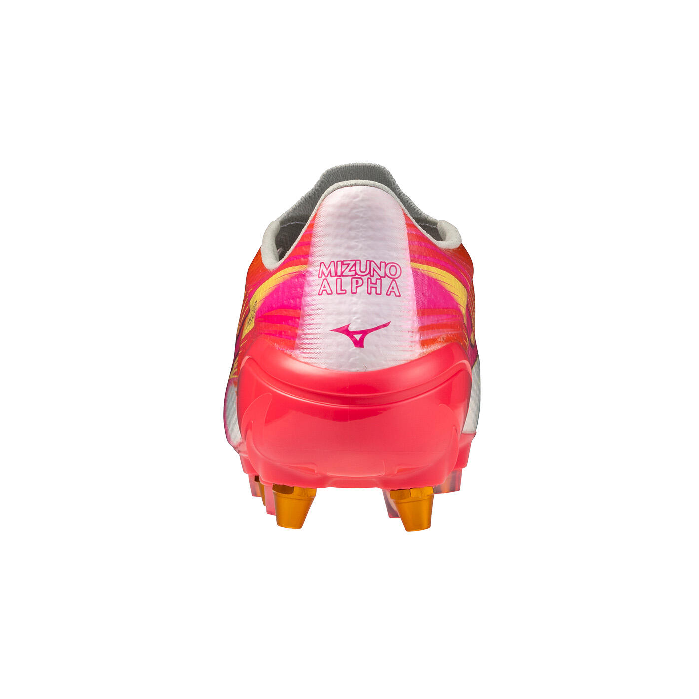 Mizuno Alpha III Elite Mix Scarpe con Tacchetti Rosa e Bianco 4/4
