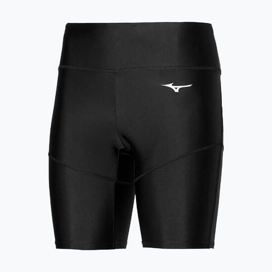 Legginsy do biegania damskie Mizuno Core Mid Tights krótkie
