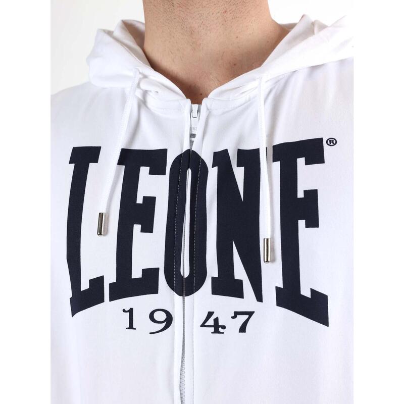 Hanorac Leone Basic pentru bărbați, fără mâneci, cu fermoar