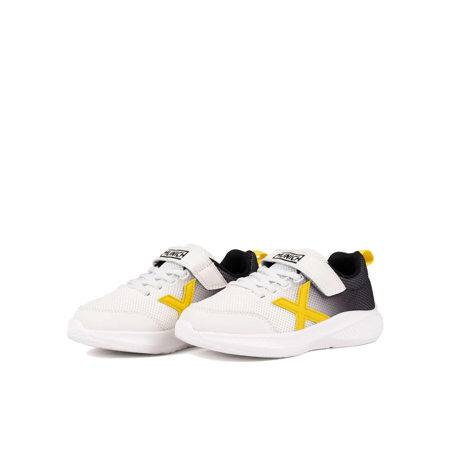 Sapatilhas para Menino Munich mini leta Branco. 4/5