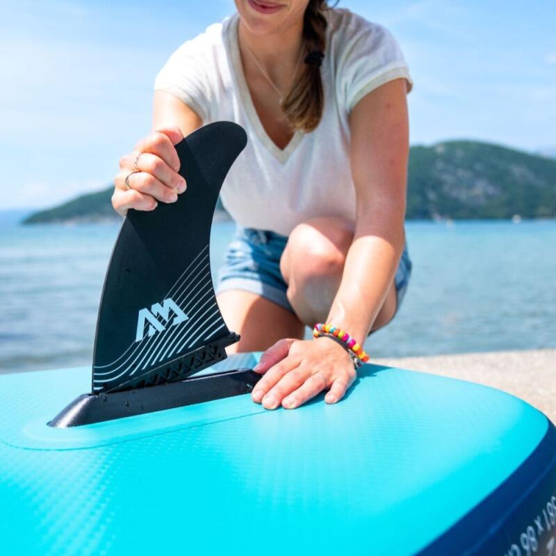 Pacote SUP Aqua Marina Super Trip 12’6 + bomba elétrica 12V – pacote tudo-em-um 3/5