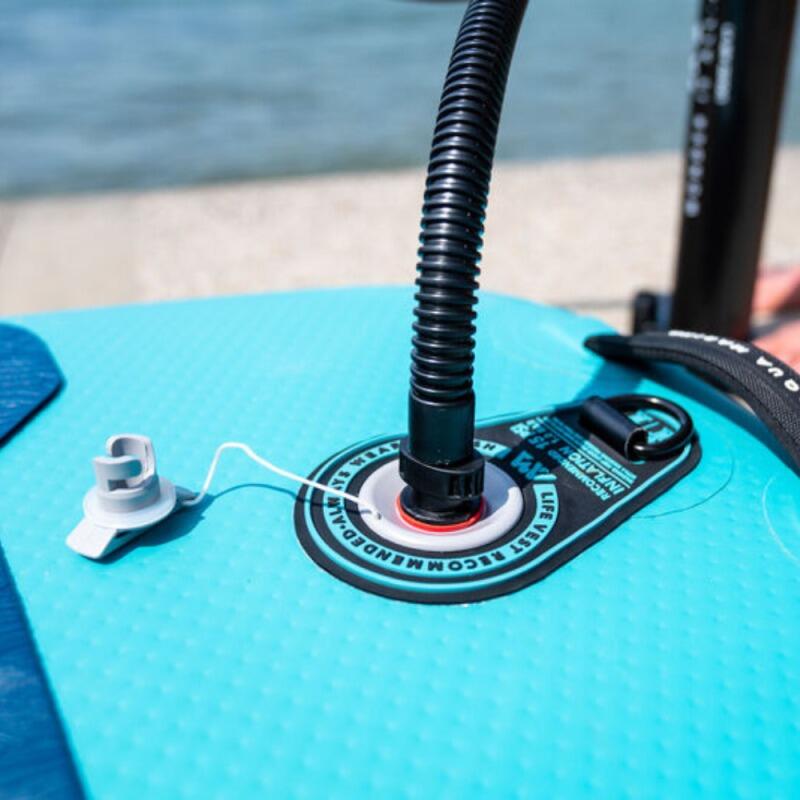 Pacote SUP Aqua Marina Super Trip 12’6 + bomba elétrica 12V – pacote tudo-em-um 5/5