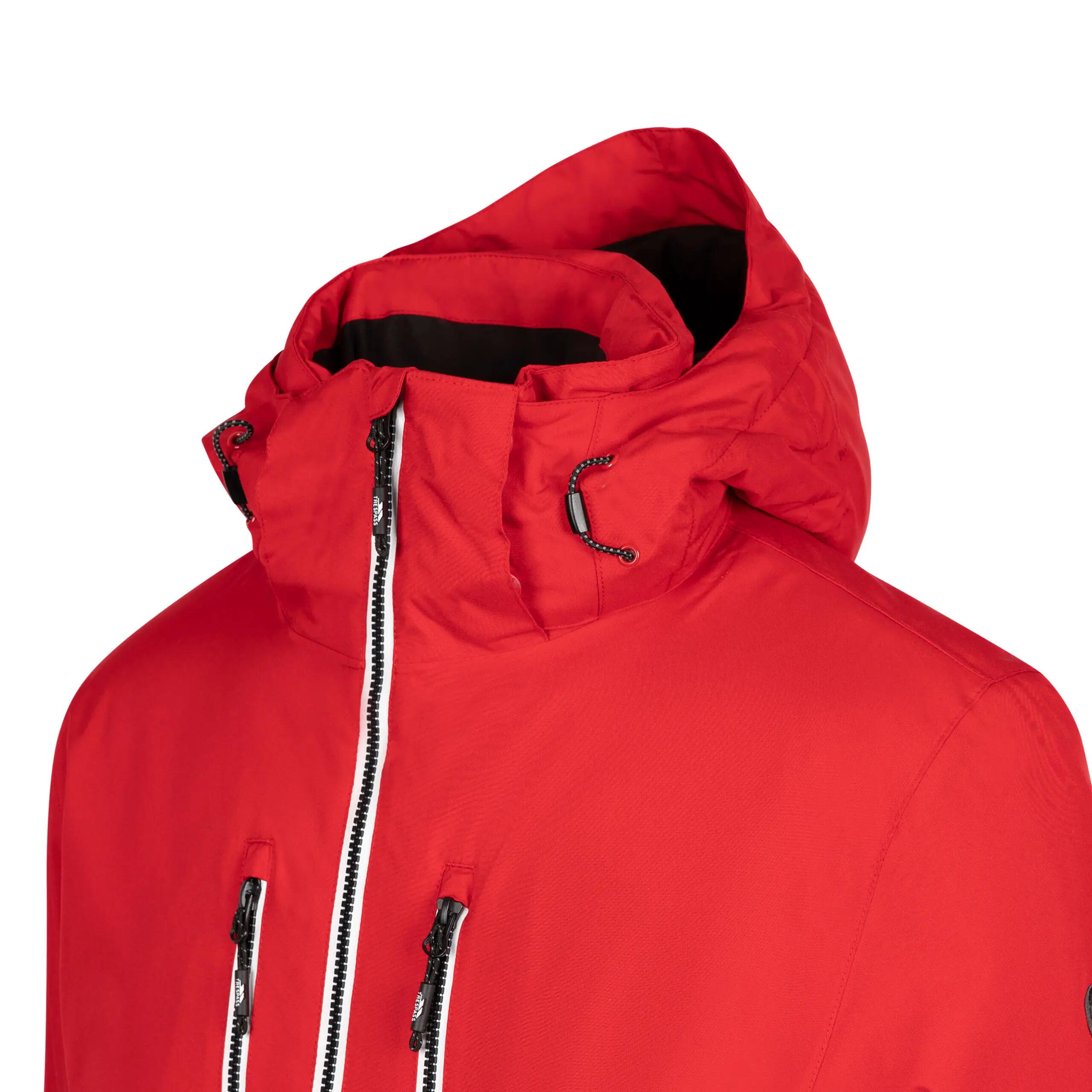Mens Padded Detachable Zip Off Hood Waterproof Ski Jacket - Joseph 3/5