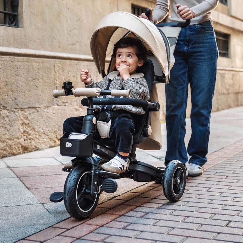 Tricicletă KinderKraft SPINSTEP 2 PLUS BEJ