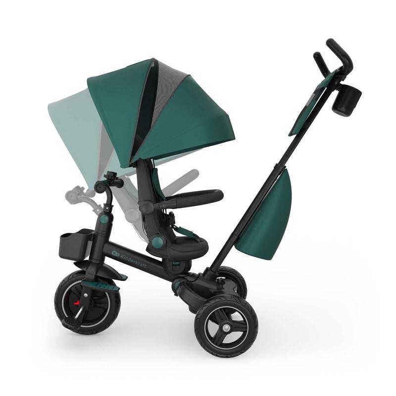Tricicletă KinderKraft SPINSTEP 2 PLUS, VERDE