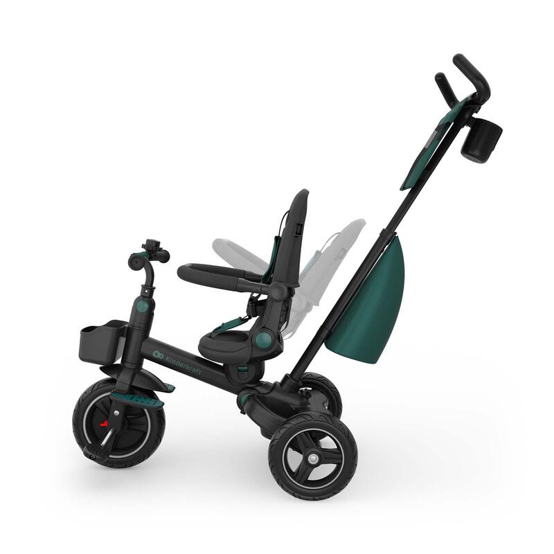 Tricicletă KinderKraft SPINSTEP 2 PLUS, VERDE