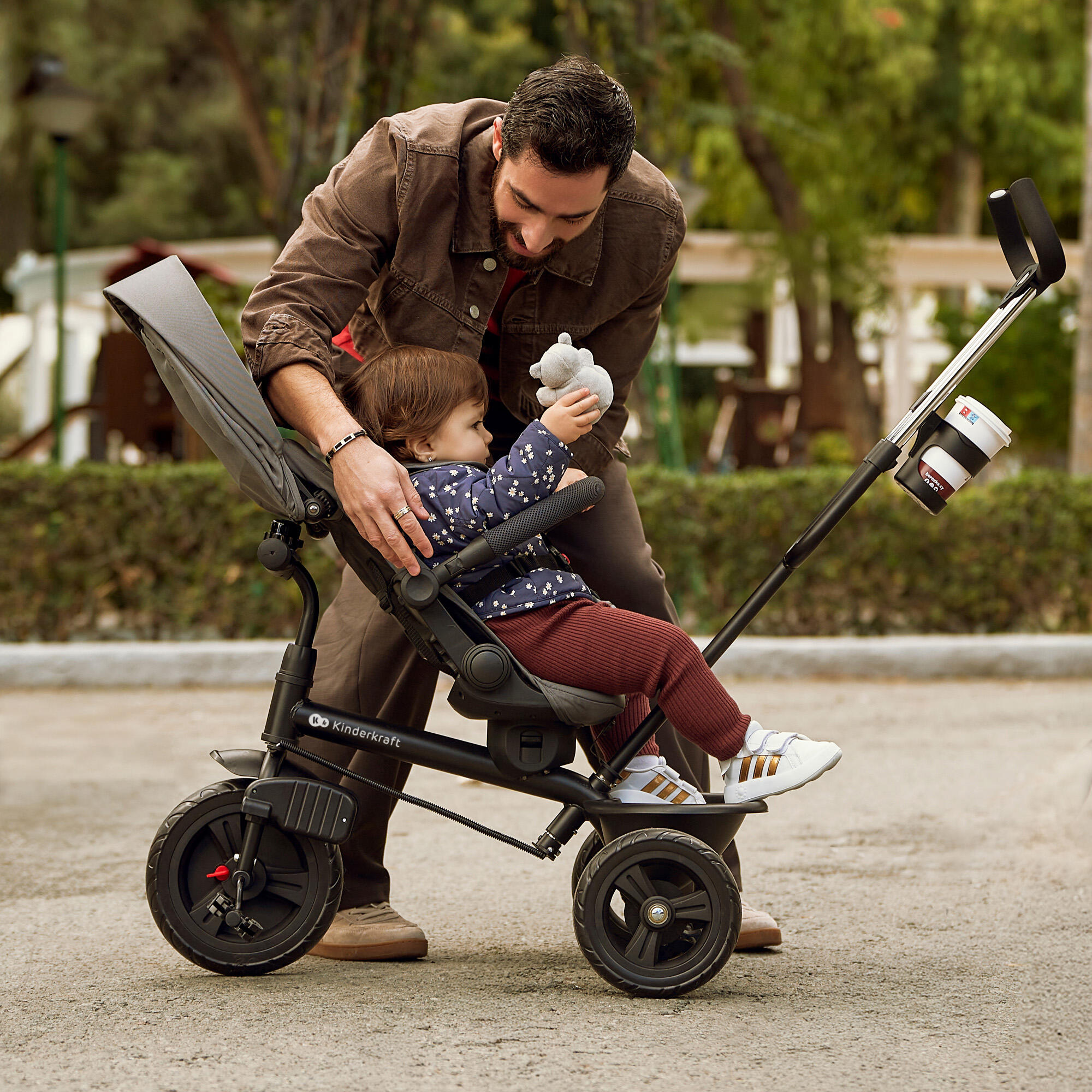 Tricicletă KinderKraft ASTON 2 PLUS ROZ 2/12