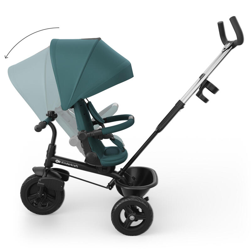 Tricicletă KinderKraft ASTON 2 PLUS VERDE