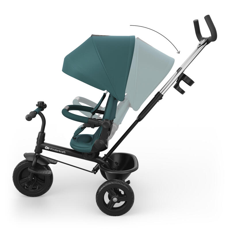 Tricicletă KinderKraft ASTON 2 PLUS VERDE