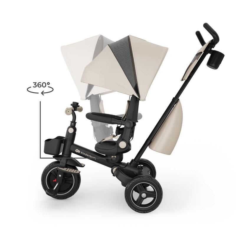 Tricicletă KinderKraft SPINSTEP 2 PLUS BEJ