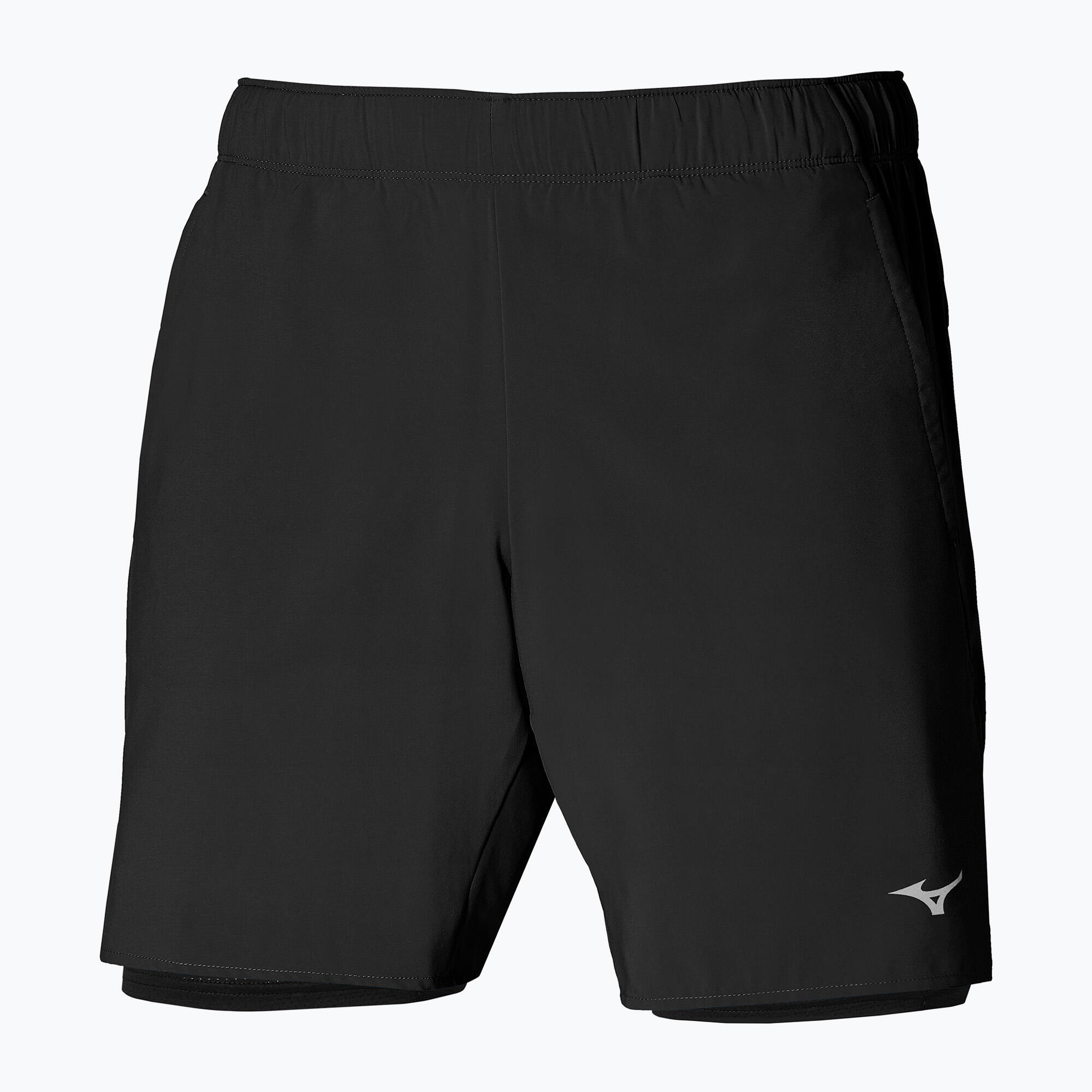 Spodenki do biegania męskie Mizuno Core 7.5" 2IN1 3/4