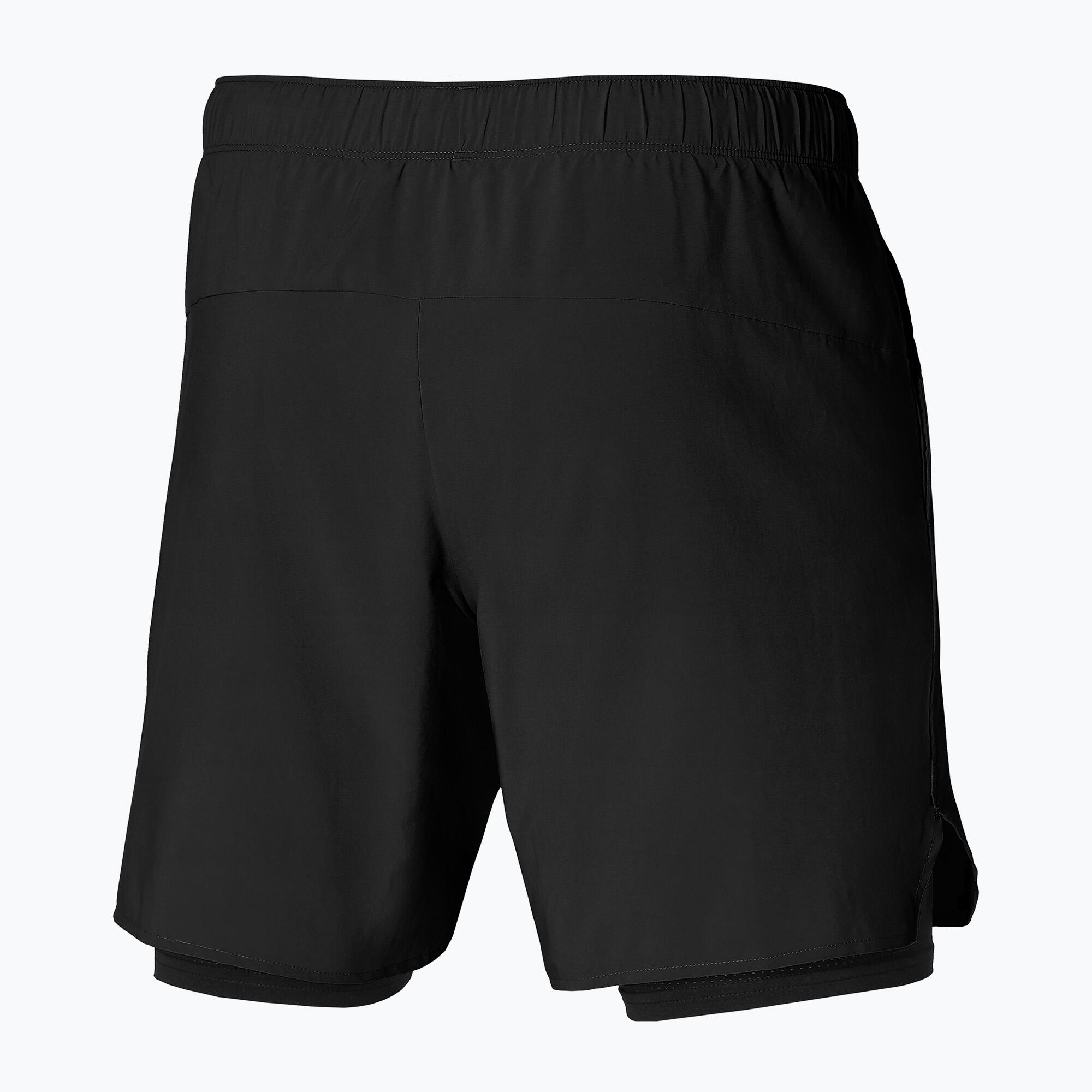 Spodenki do biegania męskie Mizuno Core 7.5" 2IN1 4/4