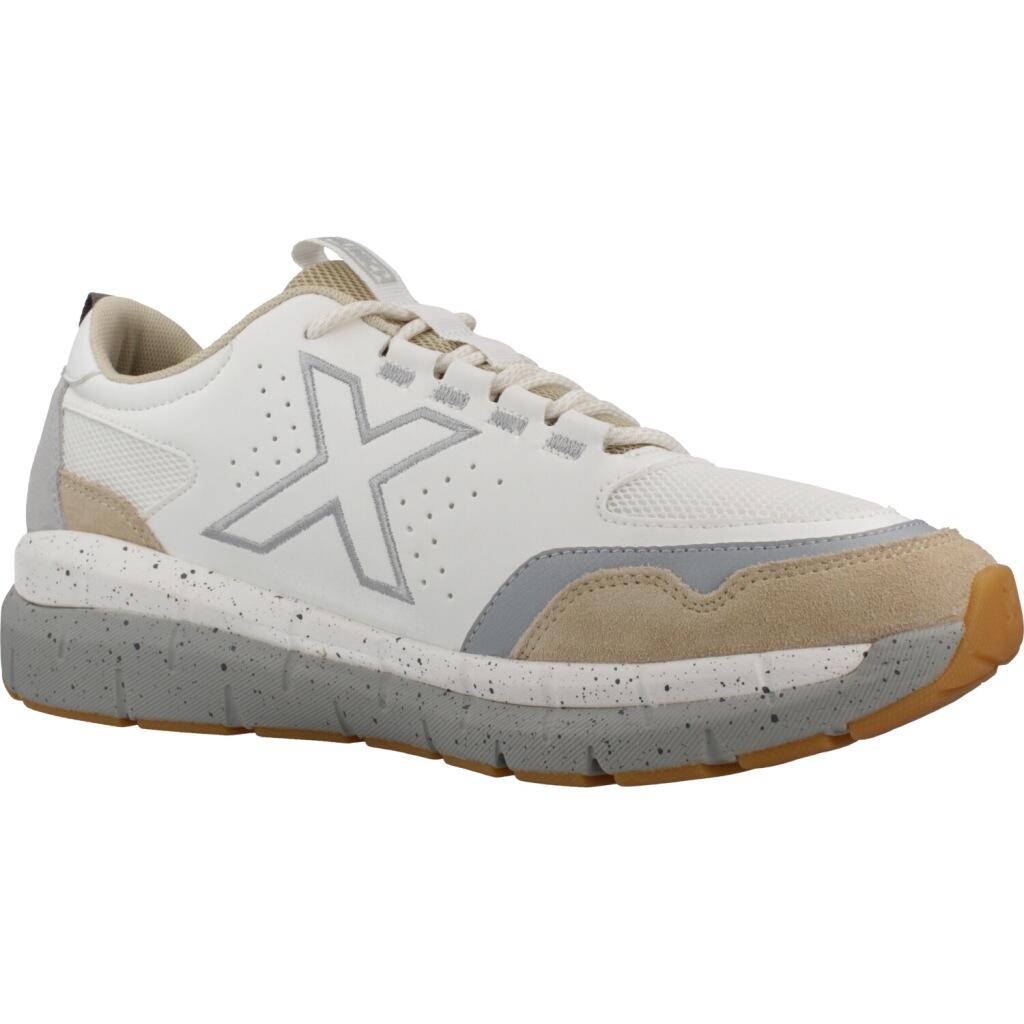 MUNICH KAVA 29 Zapatilla Deportiva de Estilo Urbano Blanca y Beige 5/5