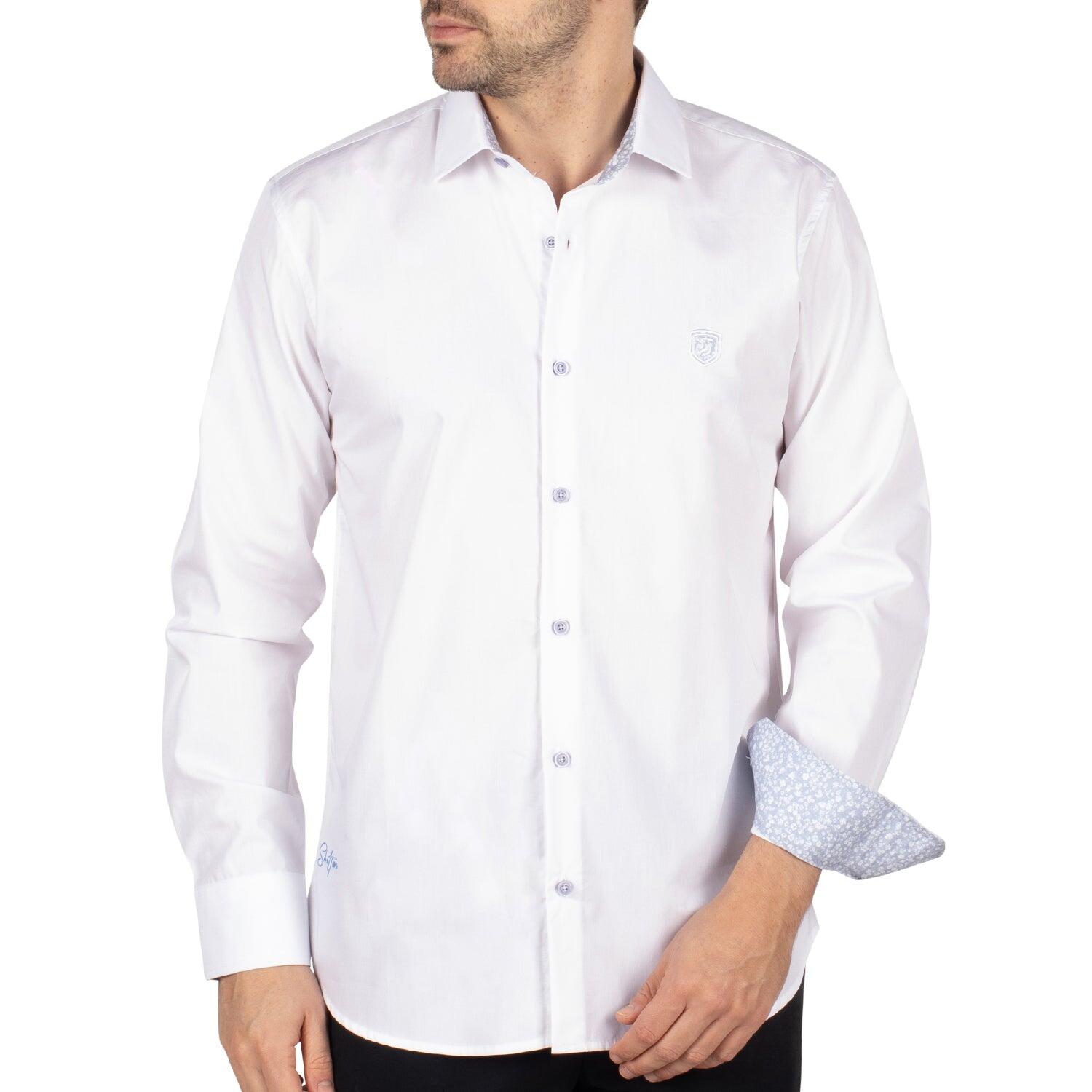 blanc / bleu ciel