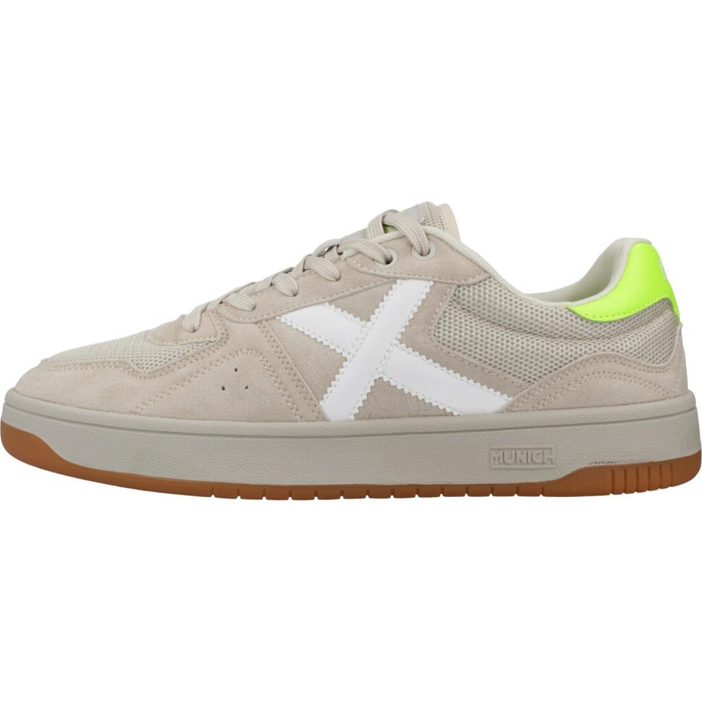 MUNICH STILO 09 Sneaker Contemporánea Beige y Flúor 2/5