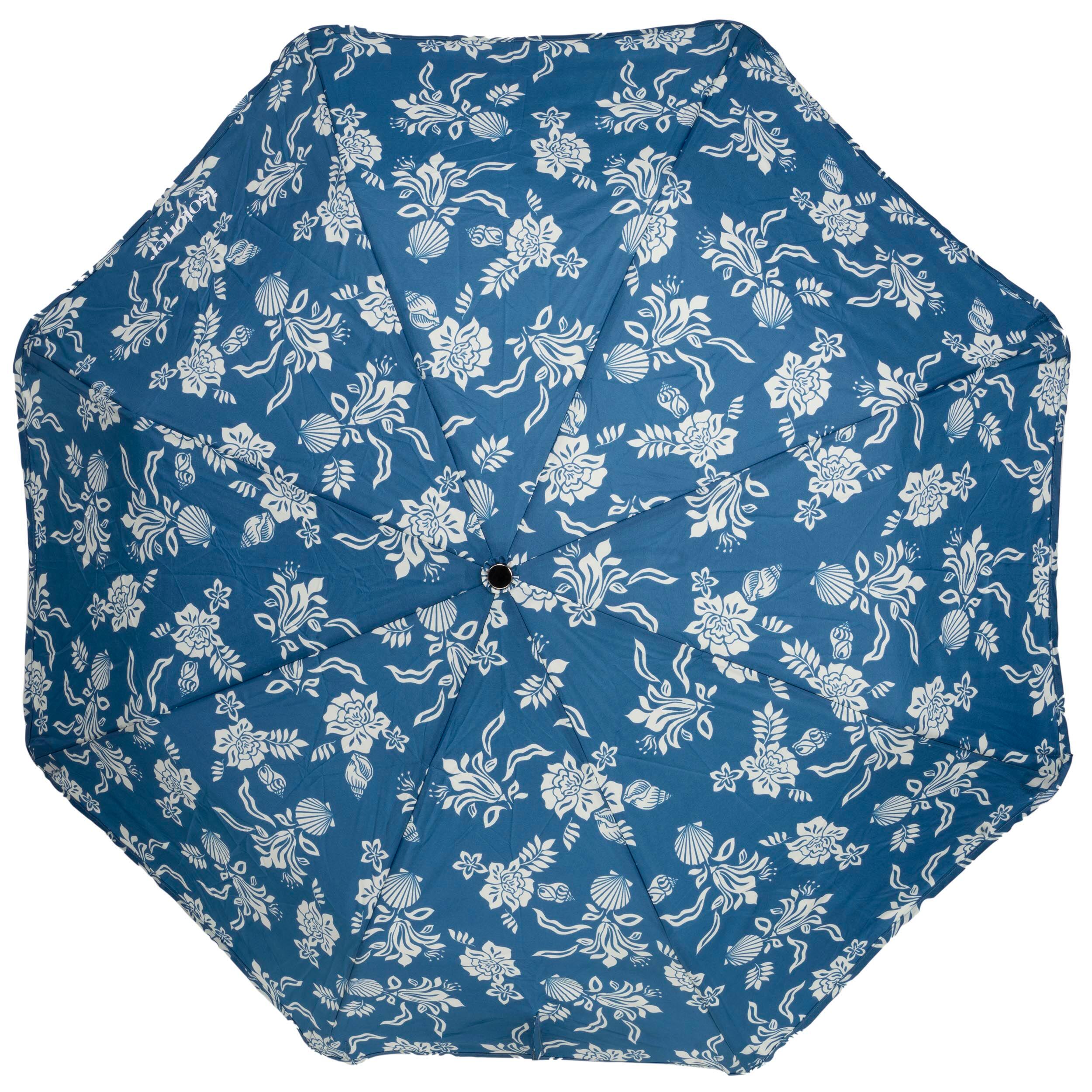 Ombrello X-TRA SOLIDE ALPHA 28 cm Flower Shell Blu 3/5