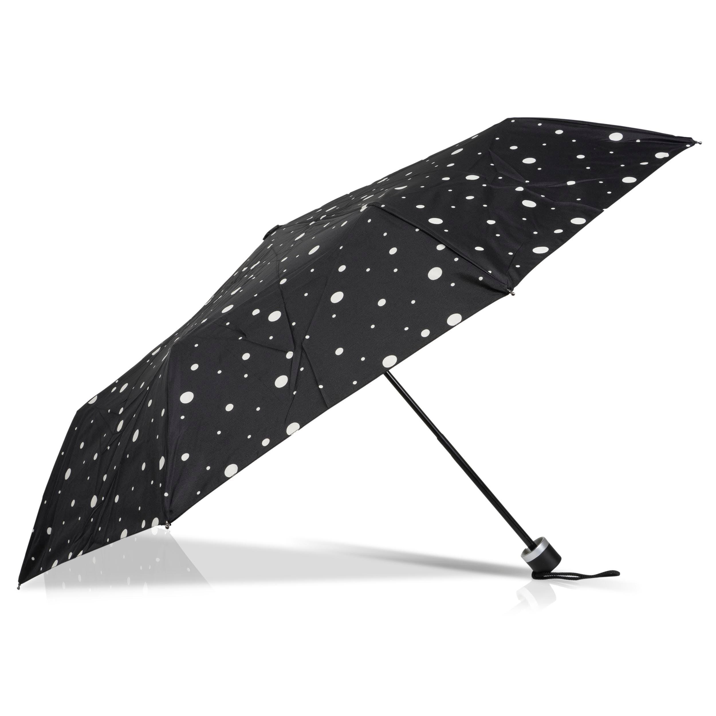 Ombrello Petit Prix - Pois Noir/Jaune 2/5