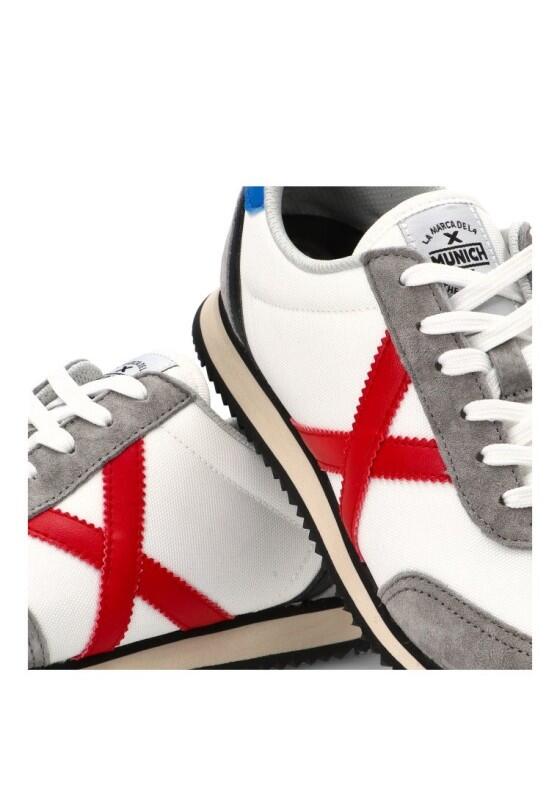 Deportivas Casual Hombre Suela Plana - Modelo Riber Blanco 6/6