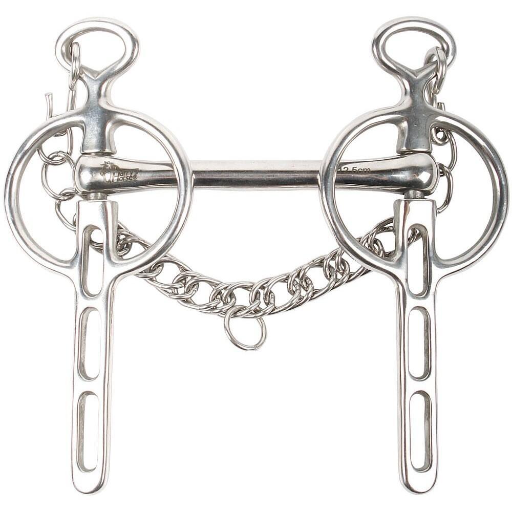 Mors Liverpool pour cheval avec 3 passages de rênes Harry's Horse 15 mm 3/3