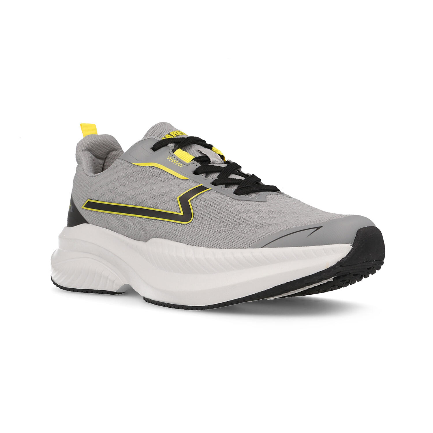 Zapatillas deportivas Hombre Comares gris oscuro y amarillo 2/5