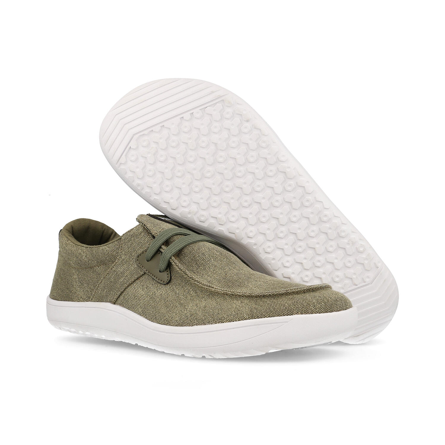 Zapatillas respetuosas Hombre confort Dueso kaki 5/5