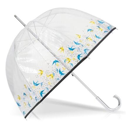Parapluie canne, cloche transparente, résistance au vent, manuelle