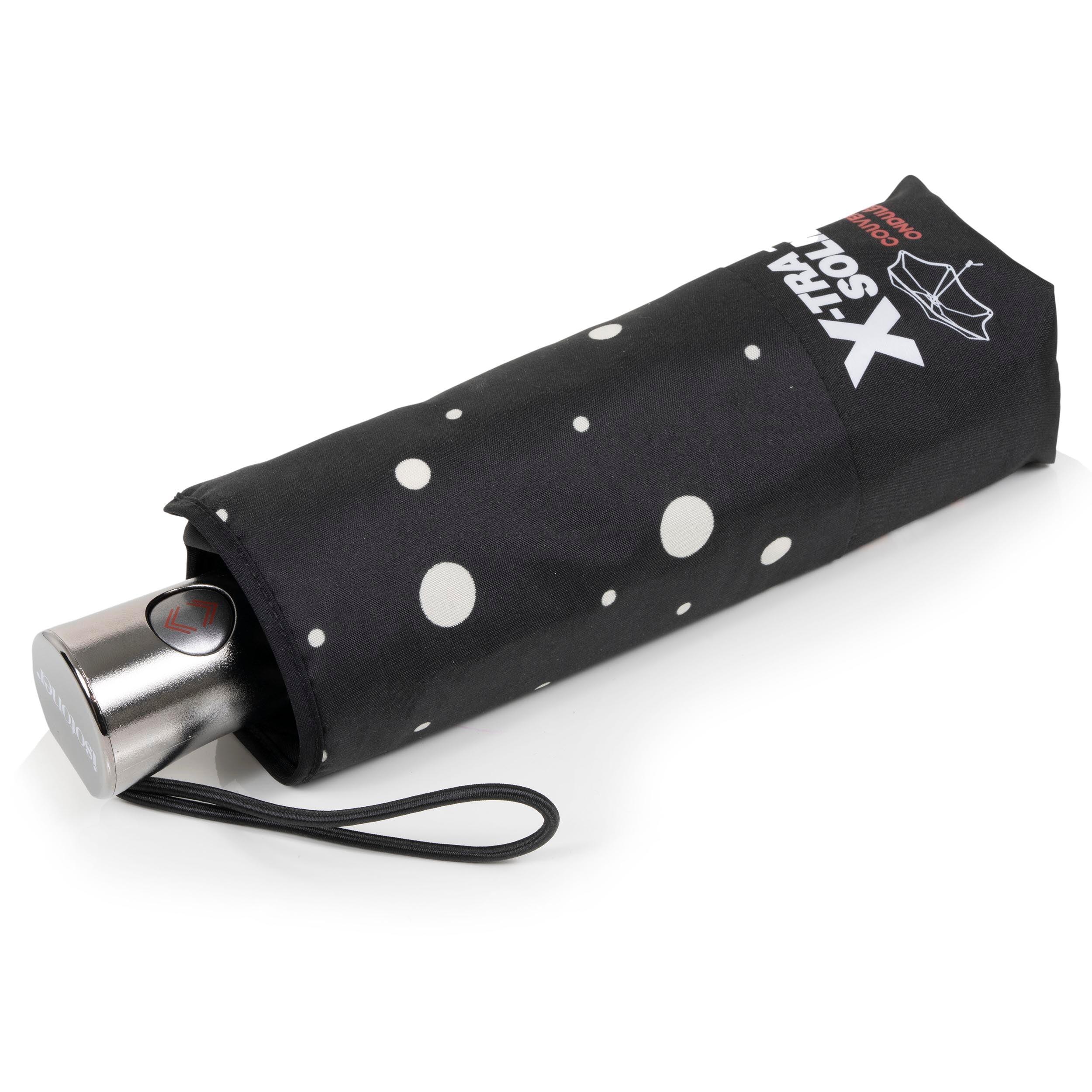 Ombrello X-TRA SOLIDE ALPHA 23 cm a pois nero/giallo 2/5