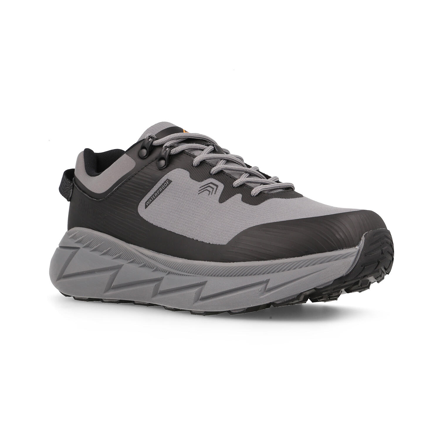 Zapatillas trekking Hombre impermeables Llaurí gris 2/5