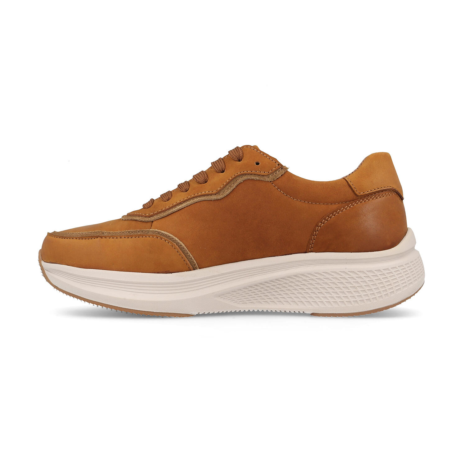 Zapatillas casual Hombre Genil mostaza 3/5