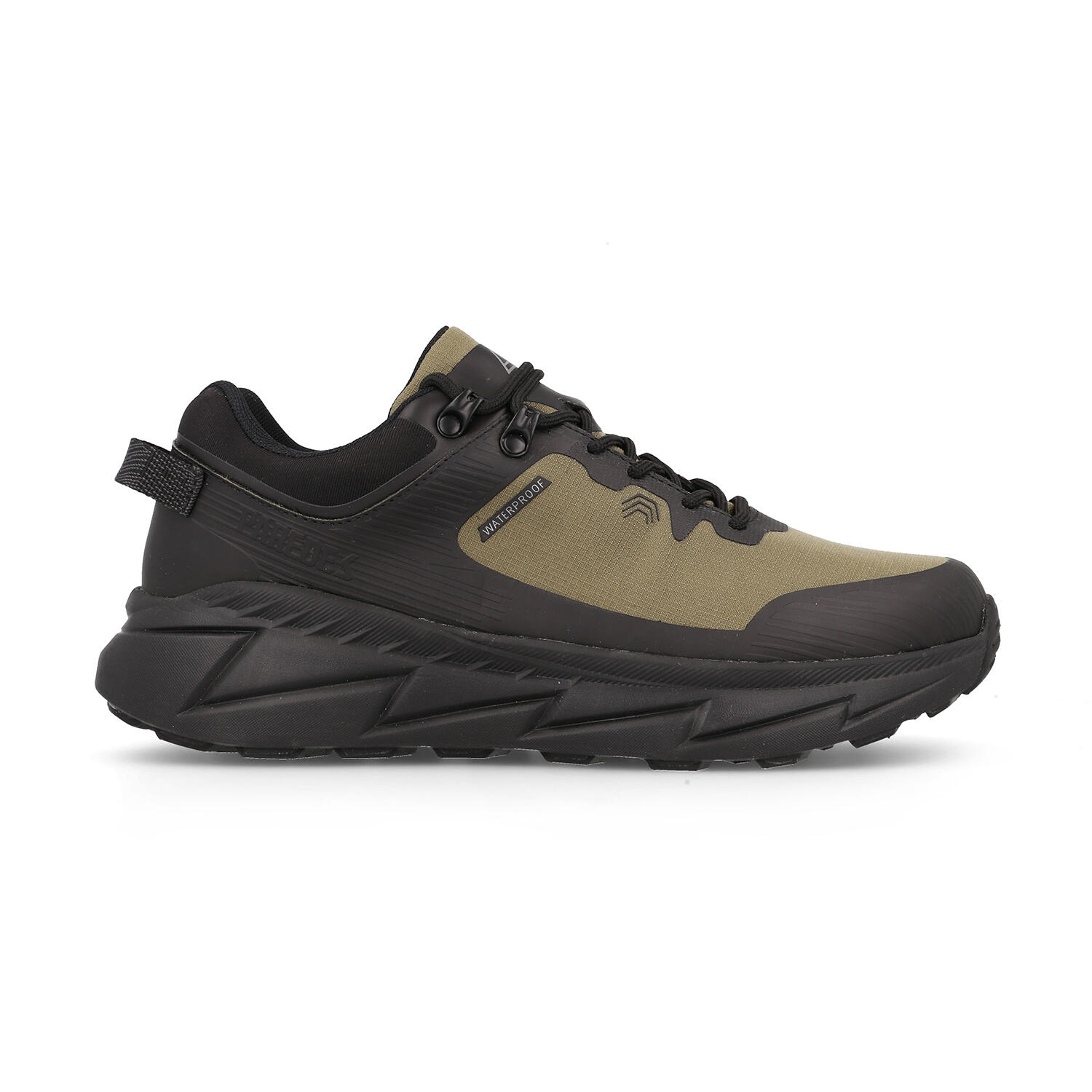 Zapatillas trekking Hombre impermeables Llaurí kaki 1/5