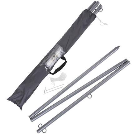 Mât pour voile d'ombrage 2,2 m Ø : 25 mm