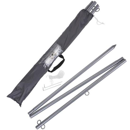 Mât pour voile d'ombrage 2,2 m Ø : 25 mm