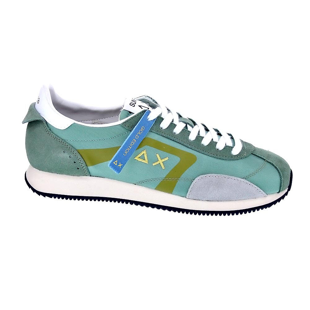 Zapatillas SUN68  Easy Runner Verde  Hombre 1/4