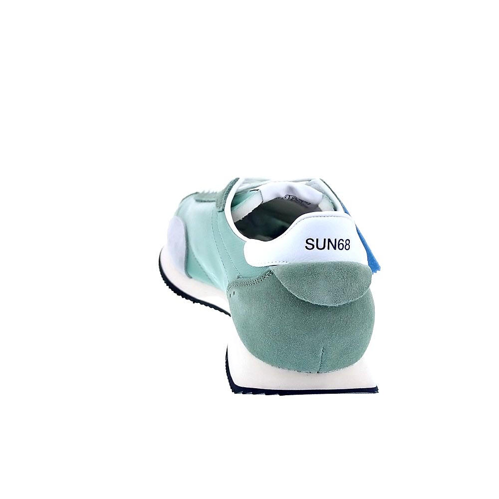 Zapatillas SUN68  Easy Runner Verde  Hombre 3/4