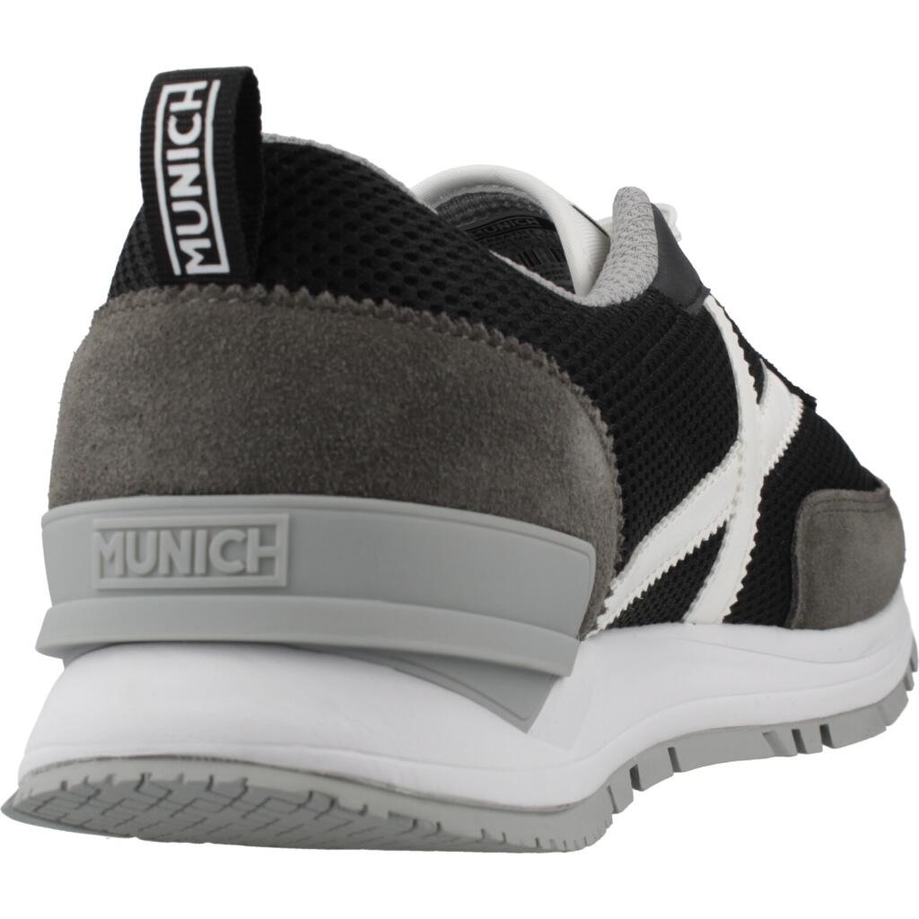 MUNICH VERSATILE 33 Sneakers Retro Running Negras y Grises 3/5