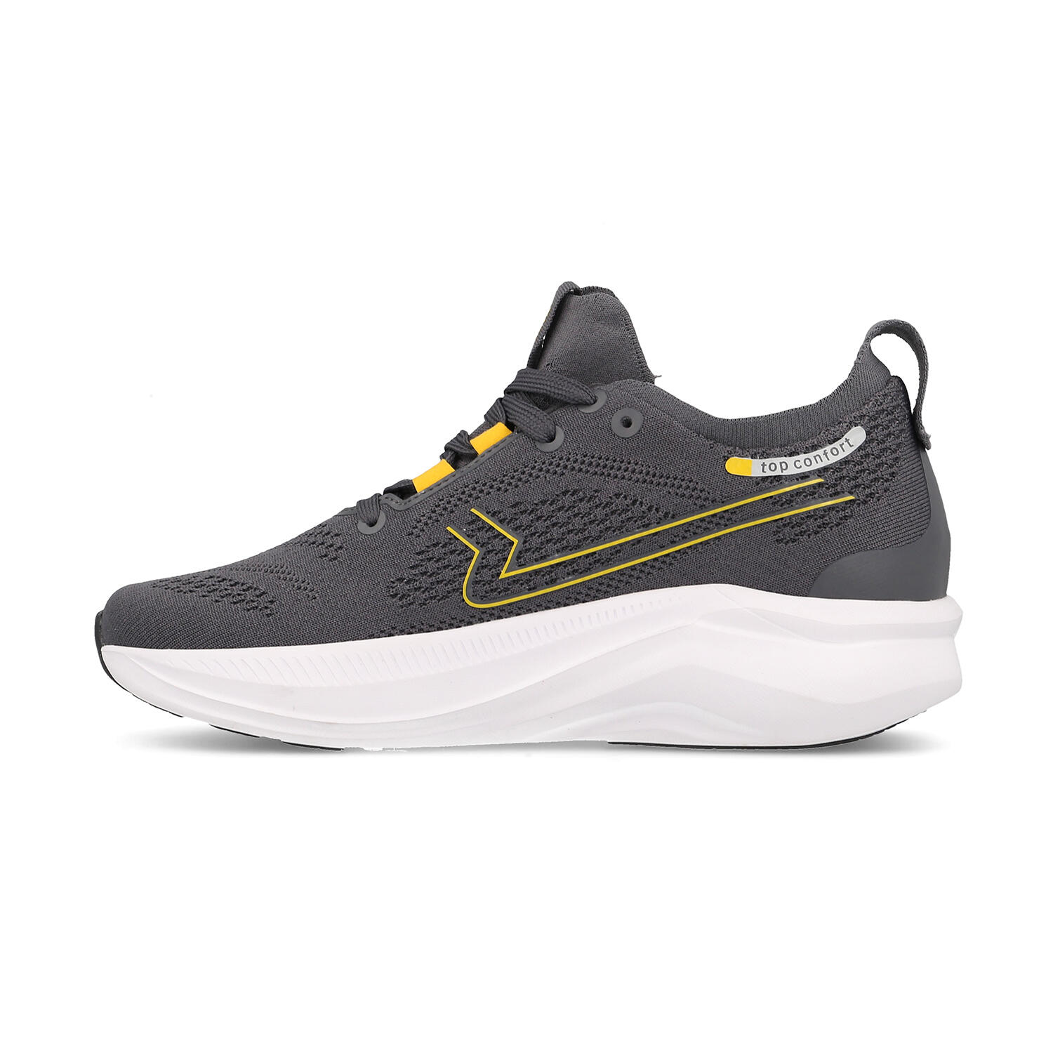 Zapatillas deportivas Hombre Alfarnate gris oscuro 3/5