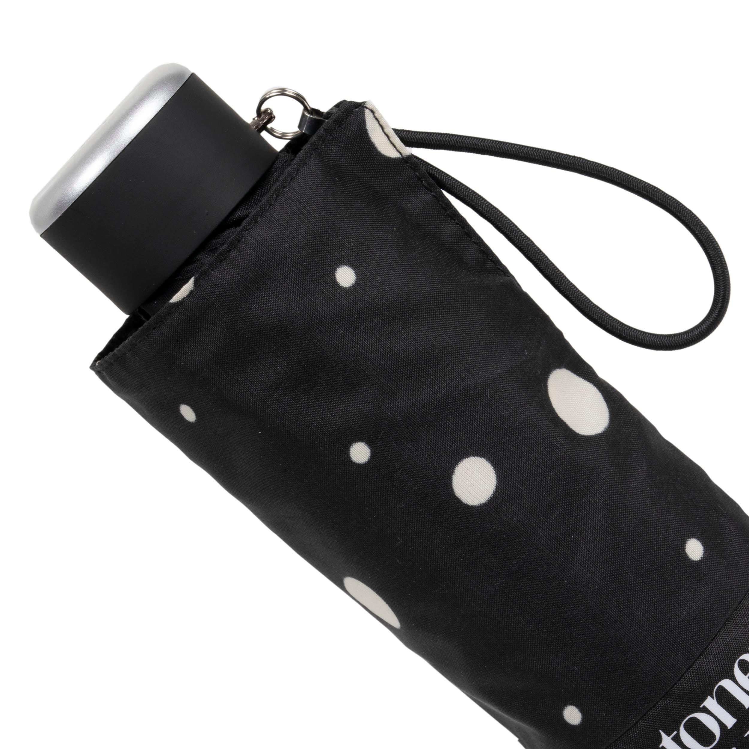 Ombrello Mini Slim Pois Nero/Giallo 5/5