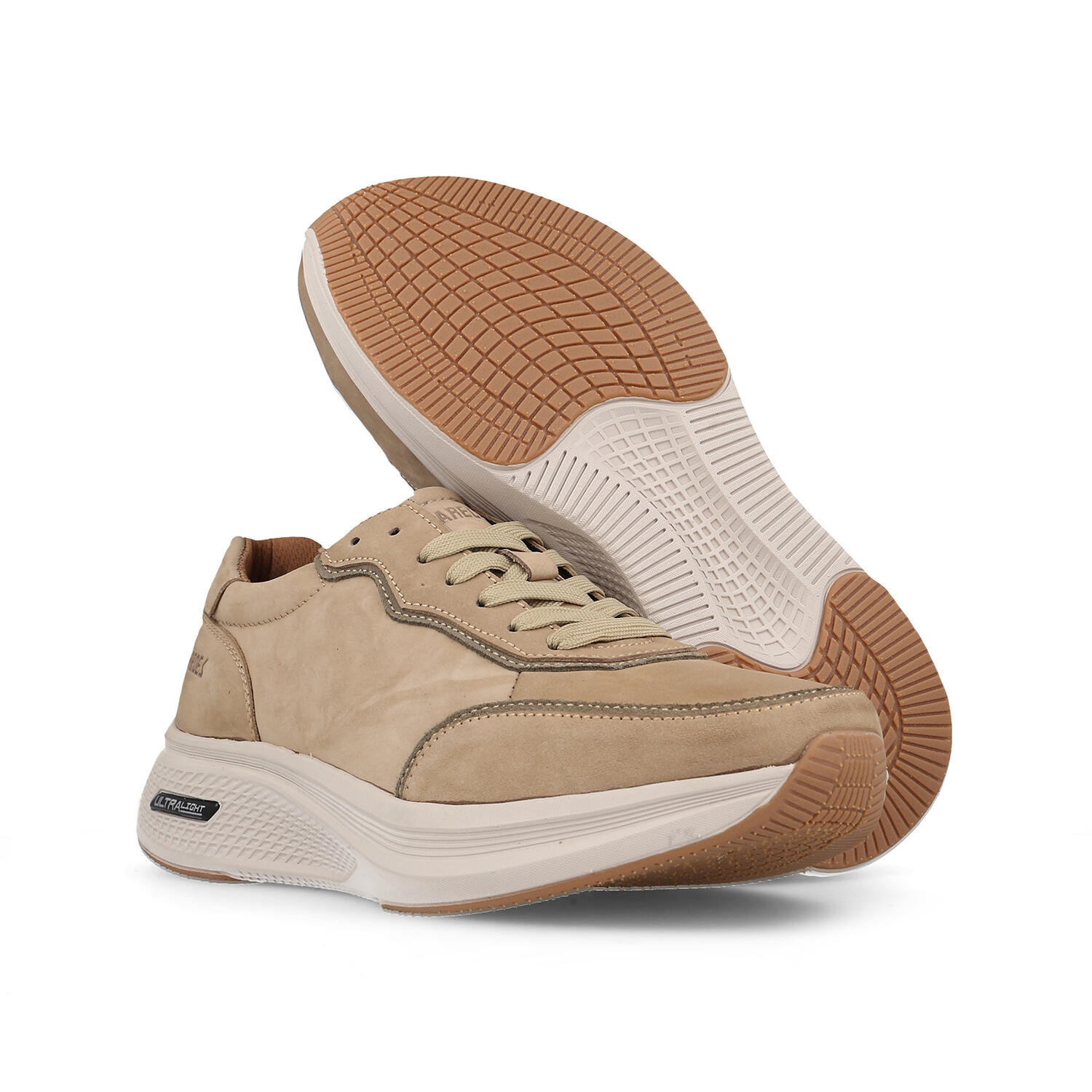 Zapatillas casual Hombre Genil marrón claro 5/5