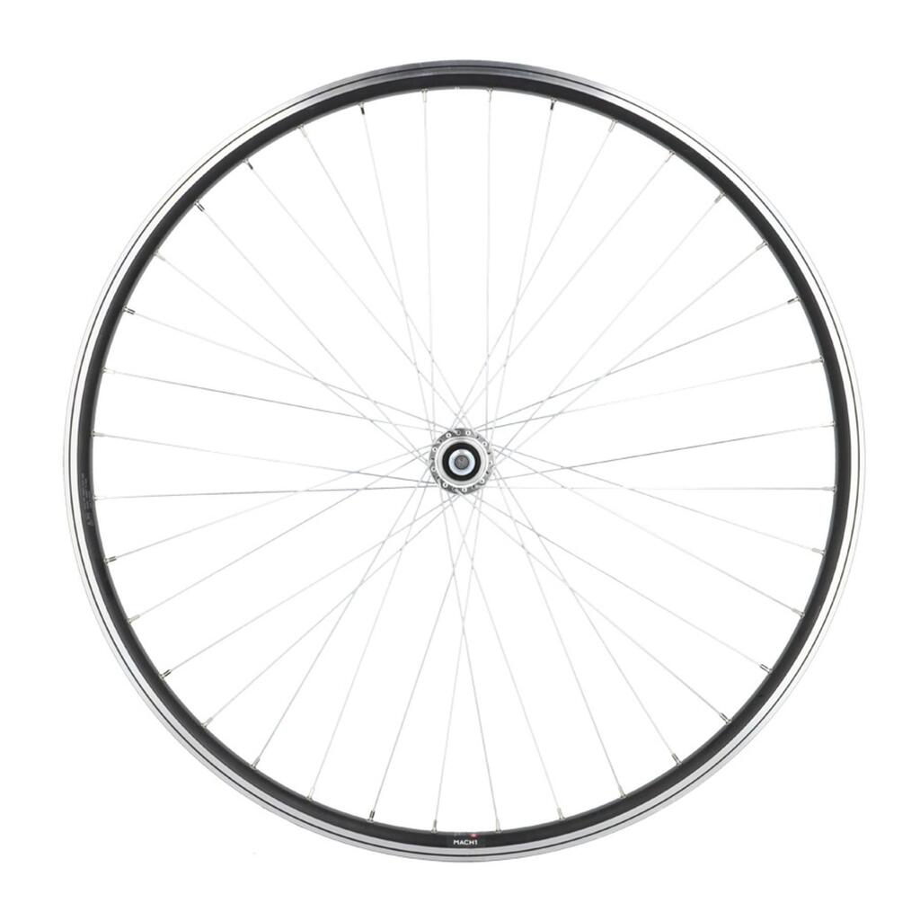 28" rear hybrid bike wheel, full axle nut rim Velox