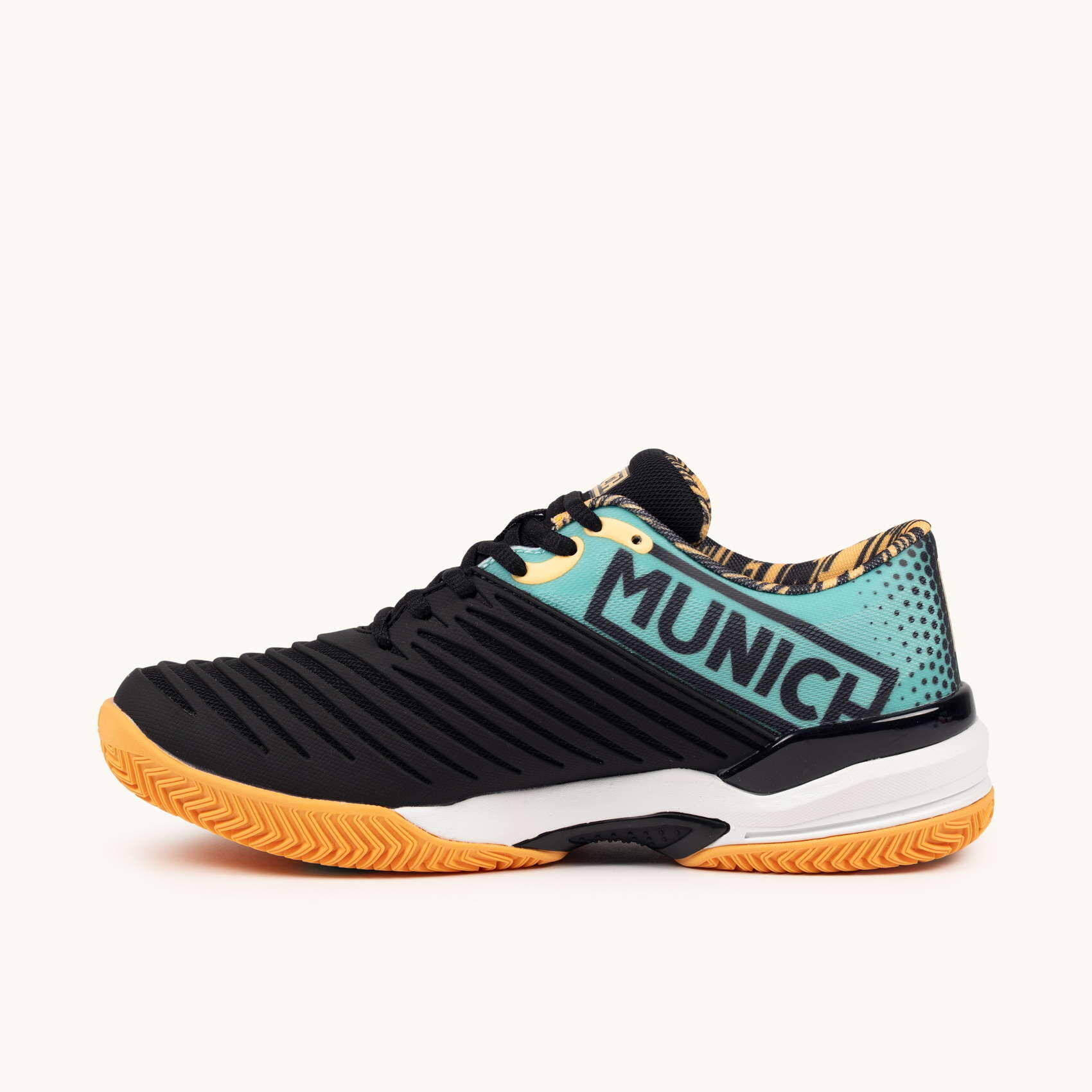 MUNICH PADX PADEL 61 Zapatillas de Pádel Negro y Turquesa 3/6