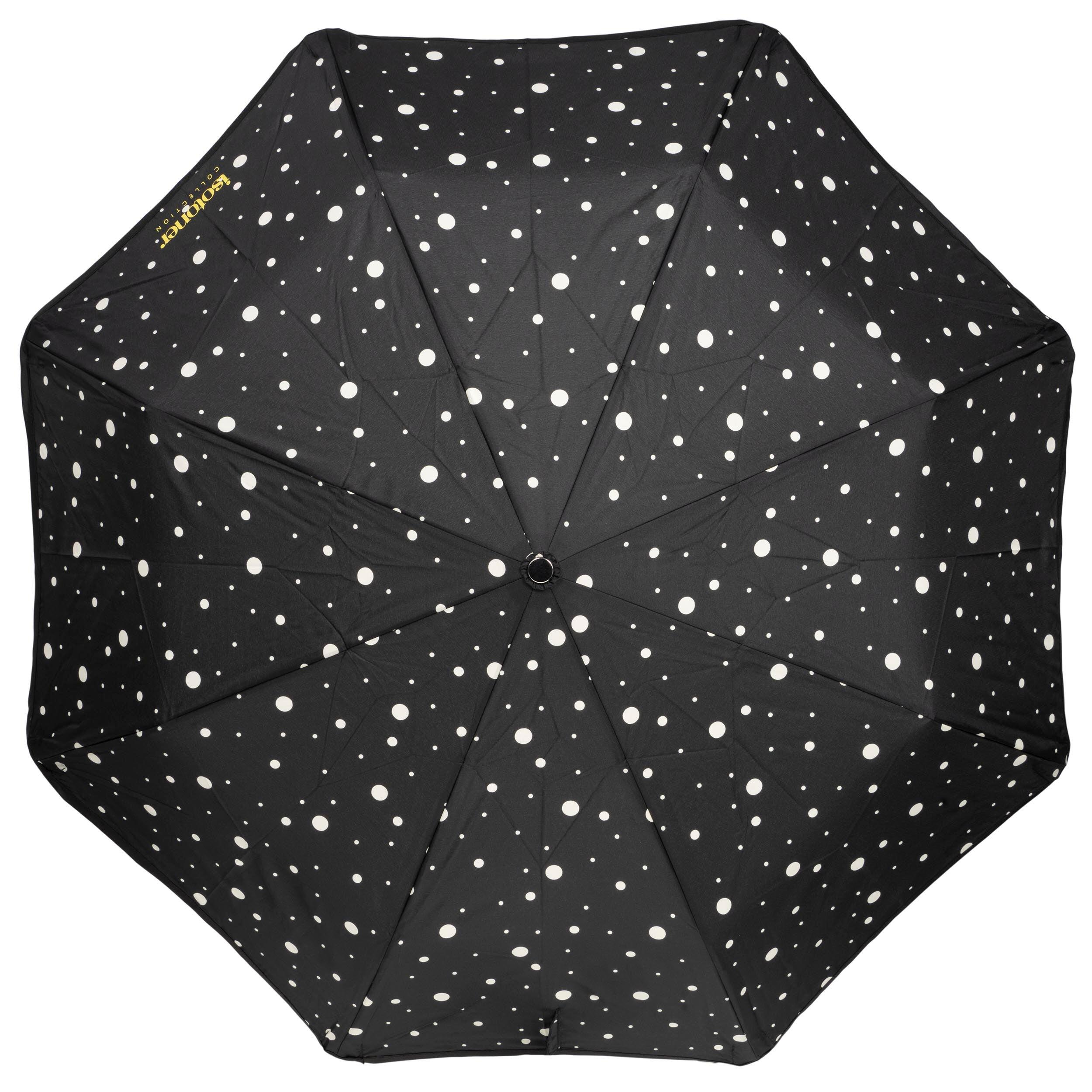Ombrello X-TRA SOLIDE ALPHA 28 cm a pois nero/giallo 3/5