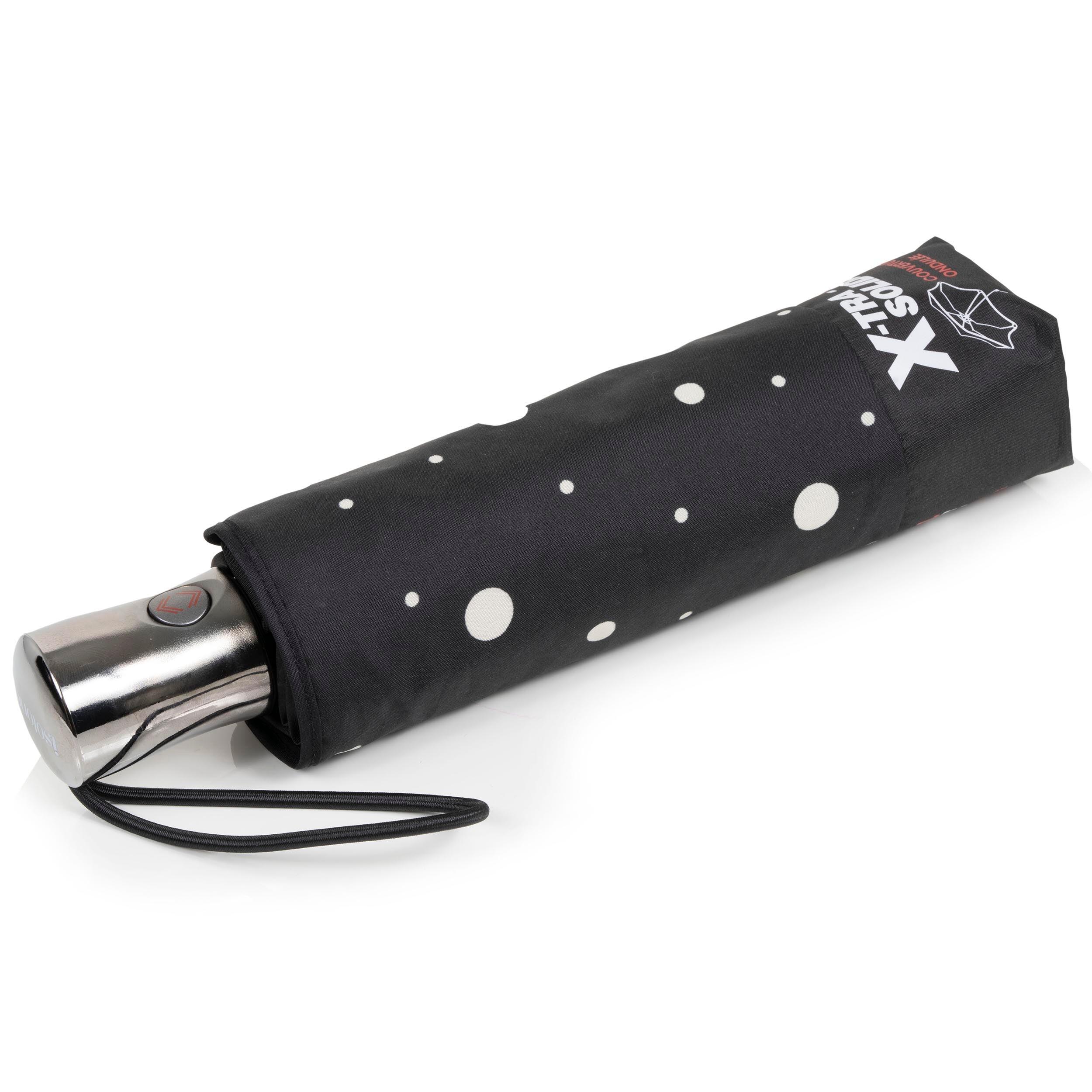 Ombrello X-TRA SOLIDE ALPHA 28 cm a pois nero/giallo 2/5